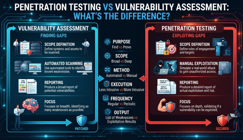 Penetration Testing vs Vulnerability Assessment: What’s the Difference?