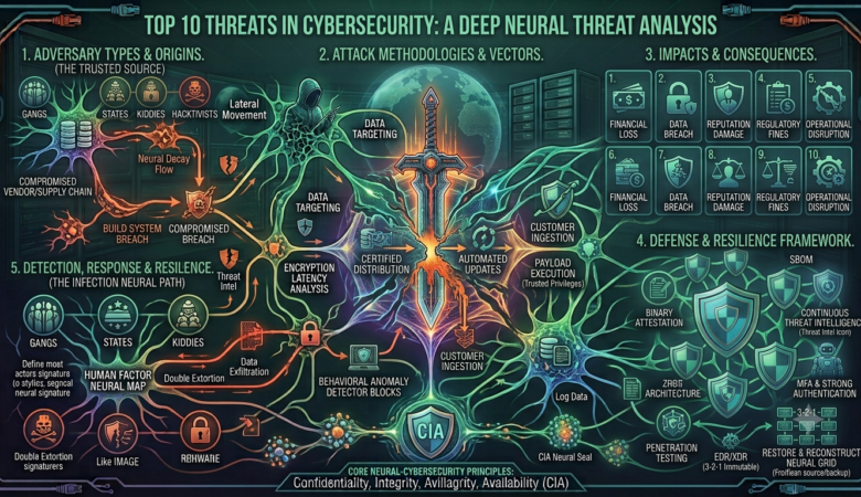 Top 10 threats in Cybersecurity