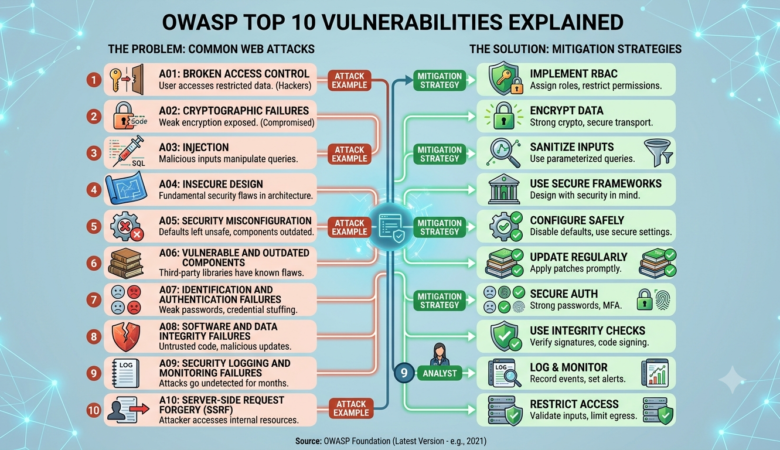 OWASP Top 10 Vulnerabilities Explained – Complete Guide for Beginners