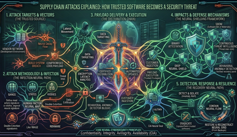 Supply Chain Attacks Explained: How Trusted Software Becomes a Security Threat